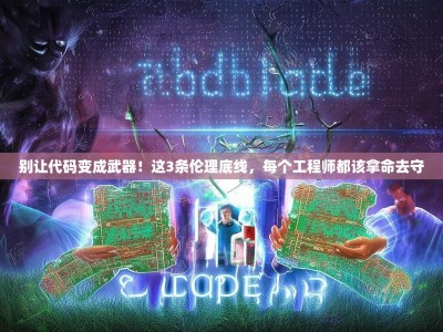 别让代码变成武器！这3条伦理底线，每个工程师都该拿命去守