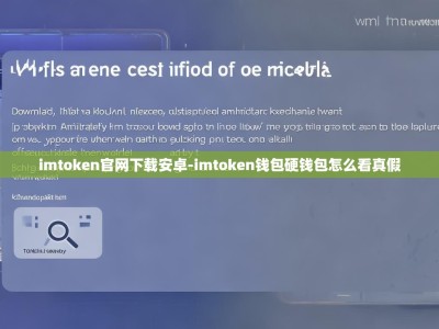 imtoken官网下载安卓-imtoken钱包硬钱包怎么看真假