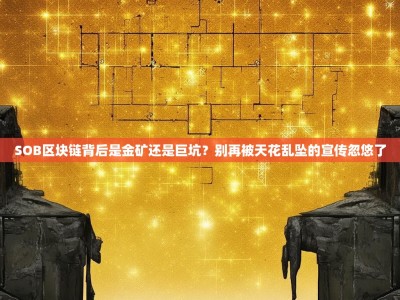 SOB区块链背后是金矿还是巨坑？别再被天花乱坠的宣传忽悠了