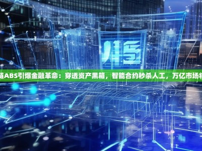 区块链ABS引爆金融革命：穿透资产黑箱，智能合约秒杀人工，万亿市场将重构