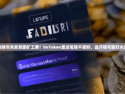 你转币失败竟因矿工费！imToken里这笔钱不调好，血汗钱可能打水漂