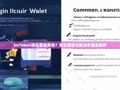 imToken钱包登录异常？常见原因与解决步骤全解析