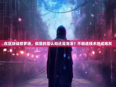 在区块链修罗场，你混的是认知还是泡沫？不啃透技术终成炮灰