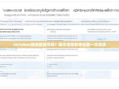 imToken钱包能提币吗？提币流程和手续费一文说清