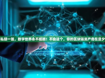 私钥一签，数字世界永不抵赖！不会这个，你的区块链资产危在旦夕