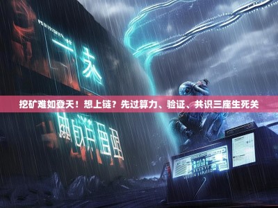 挖矿难如登天！想上链？先过算力、验证、共识三座生死关