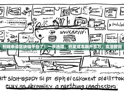 别瞎申请区块链平台了！一步选错，开发成本飙升百万，血泪教训