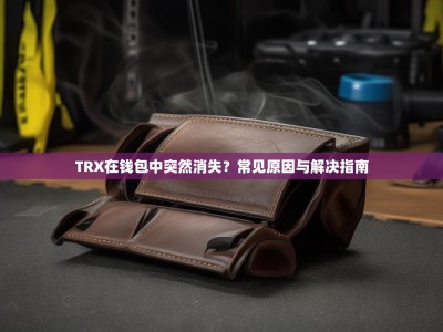 TRX在钱包中突然消失？常见原因与解决指南
