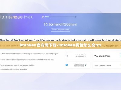 imtoken官方网下载-imtoken钱包怎么充trx