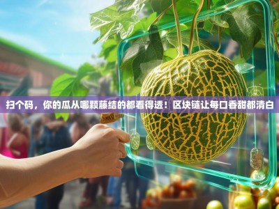 扫个码，你的瓜从哪颗藤结的都看得透！区块链让每口香甜都清白