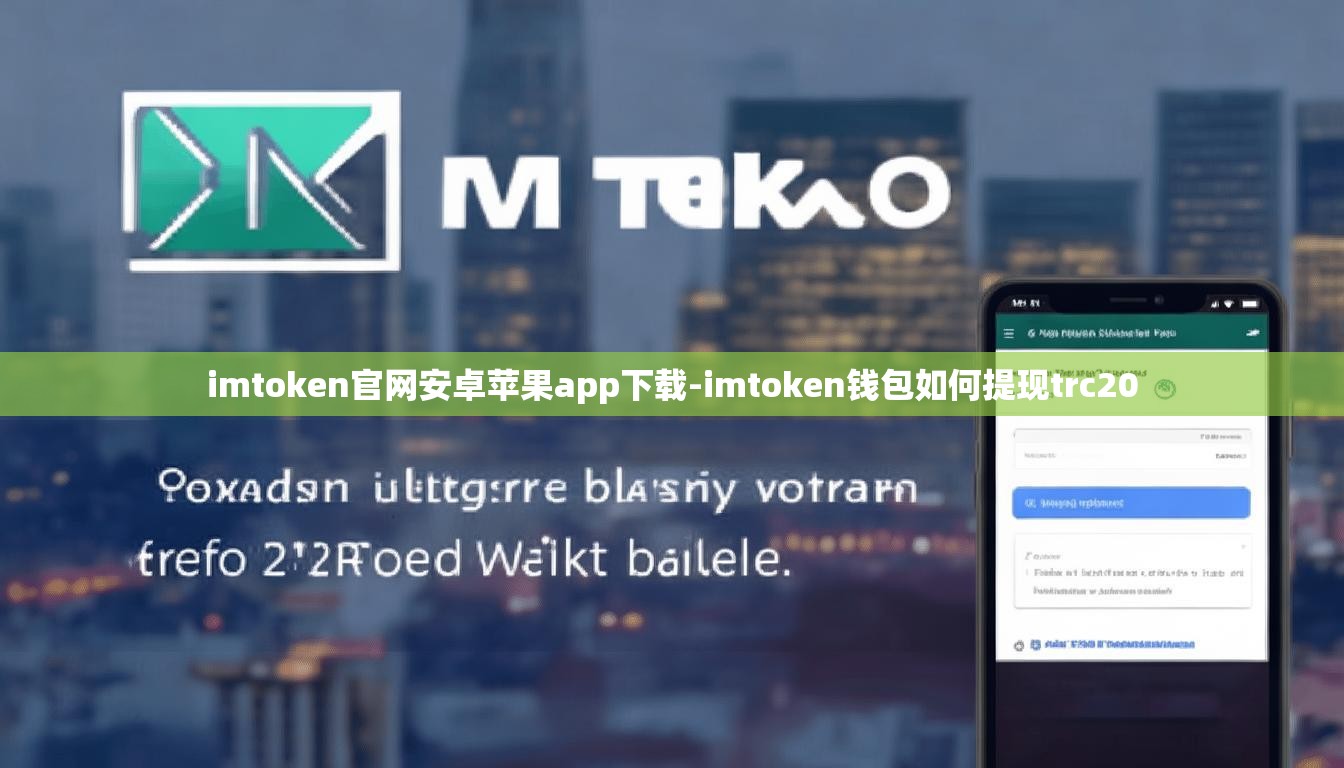 imtoken官网安卓苹果app下载-imtoken钱包如何提现trc20