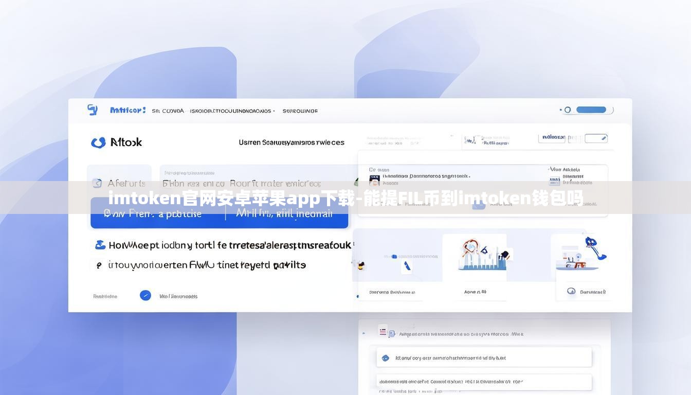 imtoken官网安卓苹果app下载-能提FIL币到imtoken钱包吗