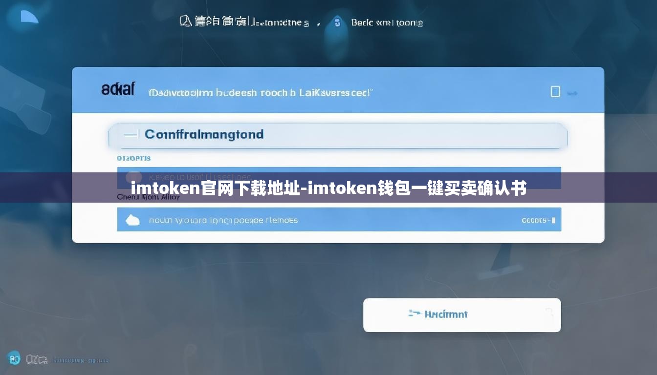 imtoken官网下载地址-imtoken钱包一键买卖确认书