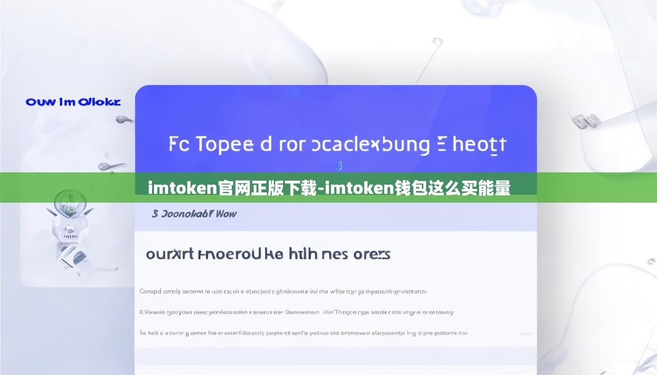imtoken官网正版下载-imtoken钱包这么买能量