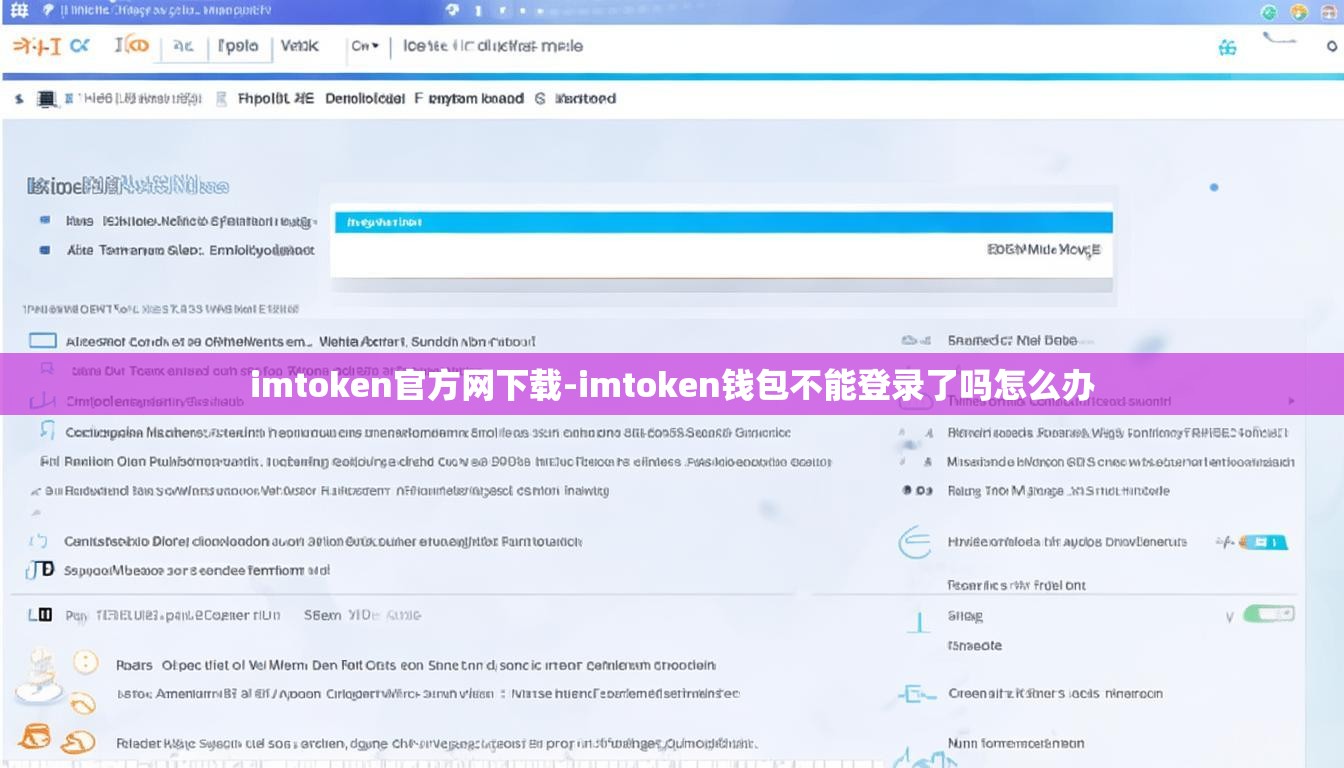 imtoken官方网下载-imtoken钱包不能登录了吗怎么办