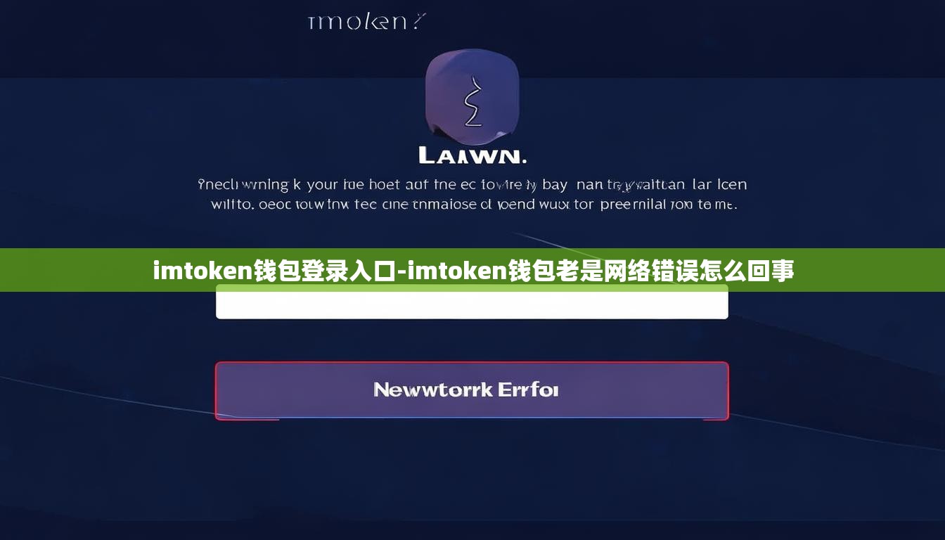imtoken钱包登录入口-imtoken钱包老是网络错误怎么回事