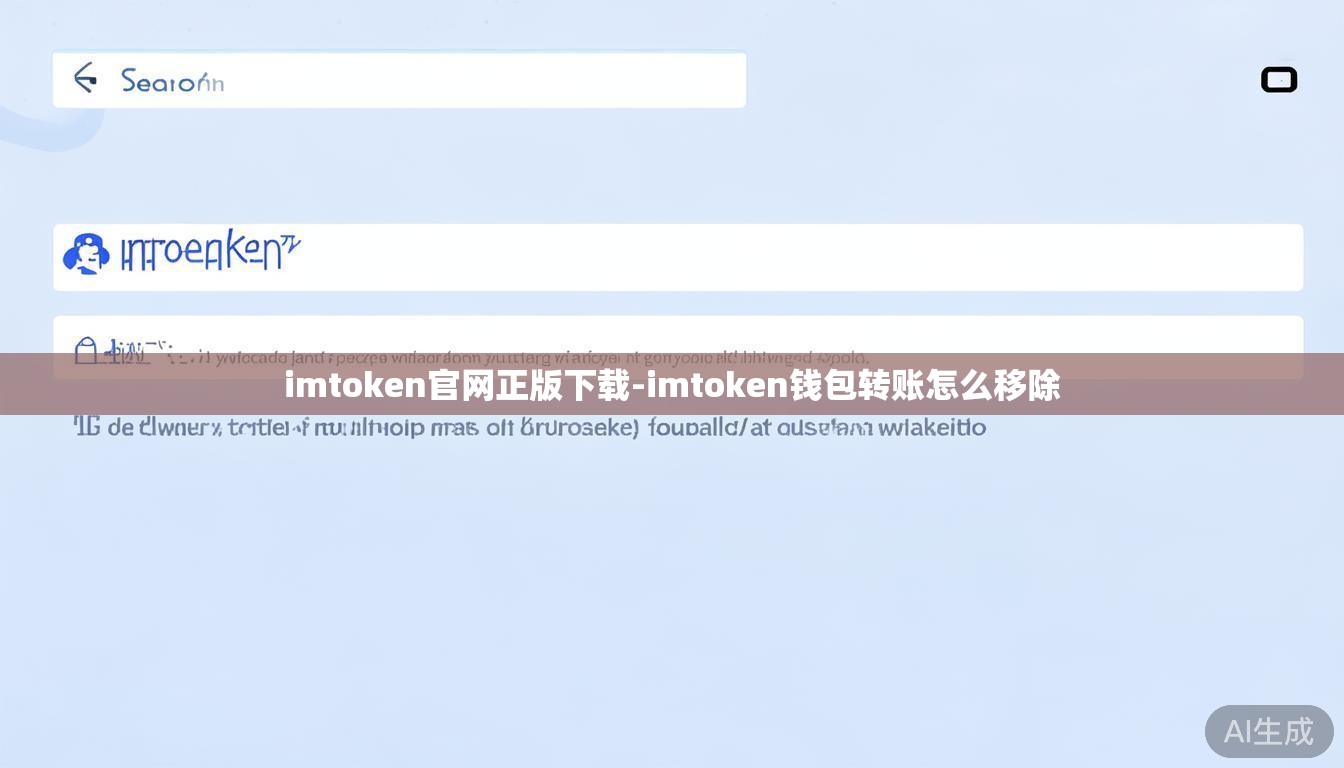 imtoken官网正版下载-imtoken钱包转账怎么移除
