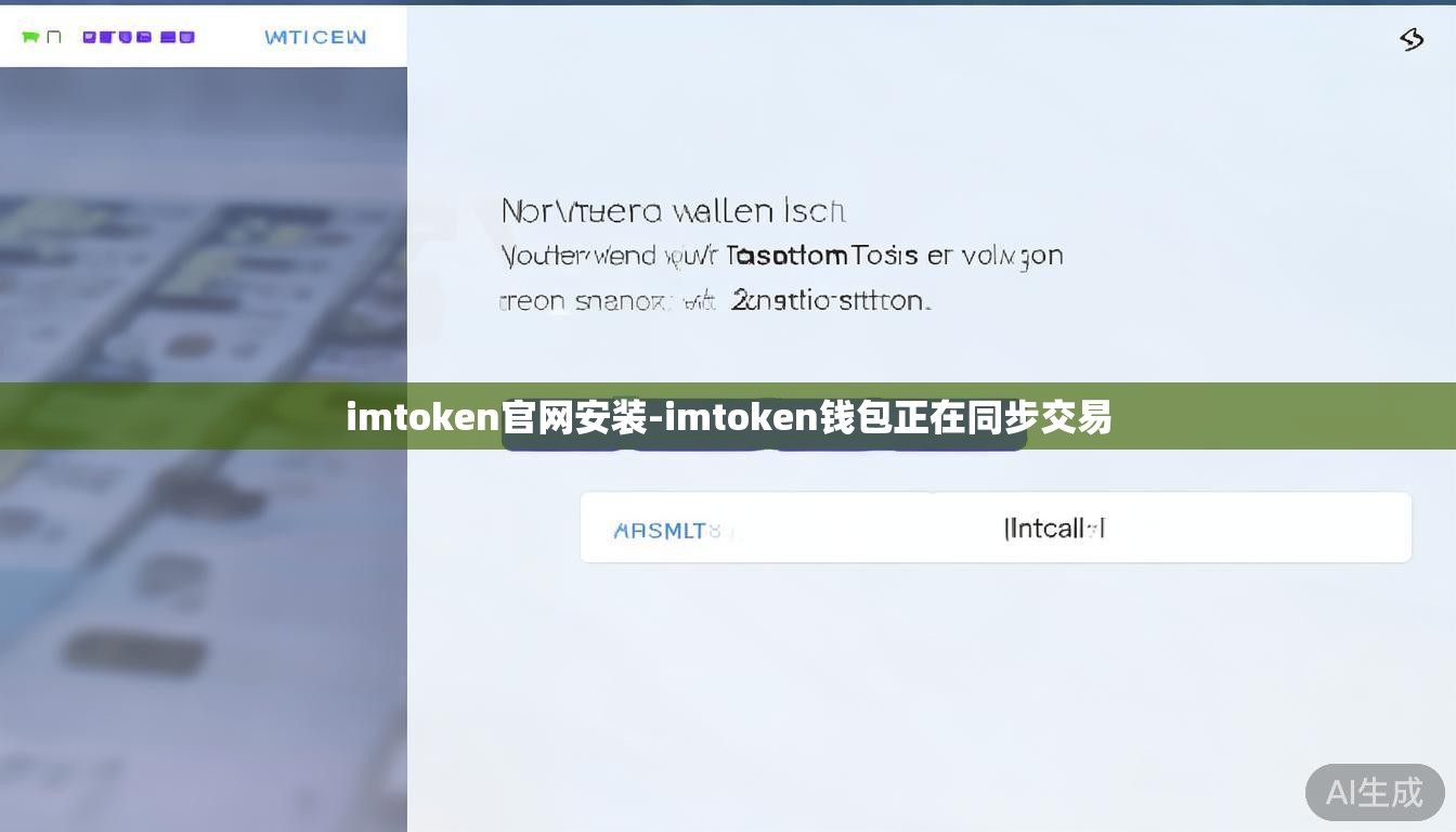 imtoken官网安装-imtoken钱包正在同步交易