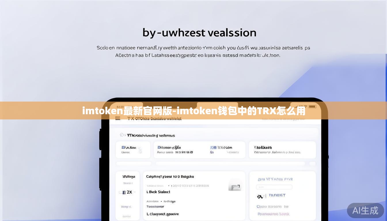 imtoken最新官网版-imtoken钱包中的TRX怎么用 imtoken最新官网版-imtoken钱包中的TRX怎么用
