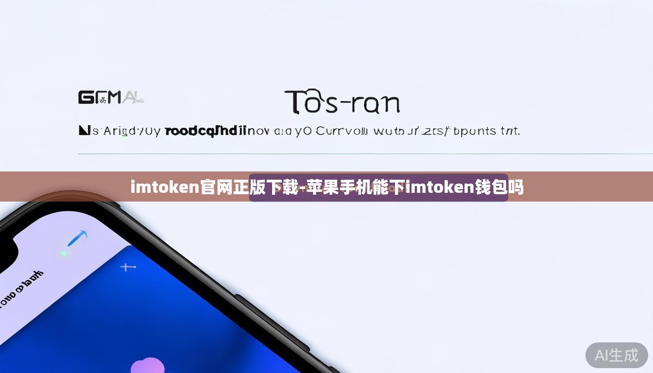 imtoken官网正版下载-苹果手机能下imtoken钱包吗