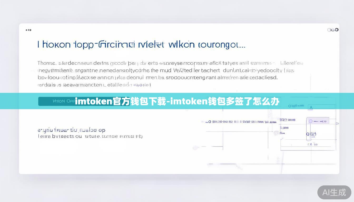 imtoken官方钱包下载-imtoken钱包多签了怎么办