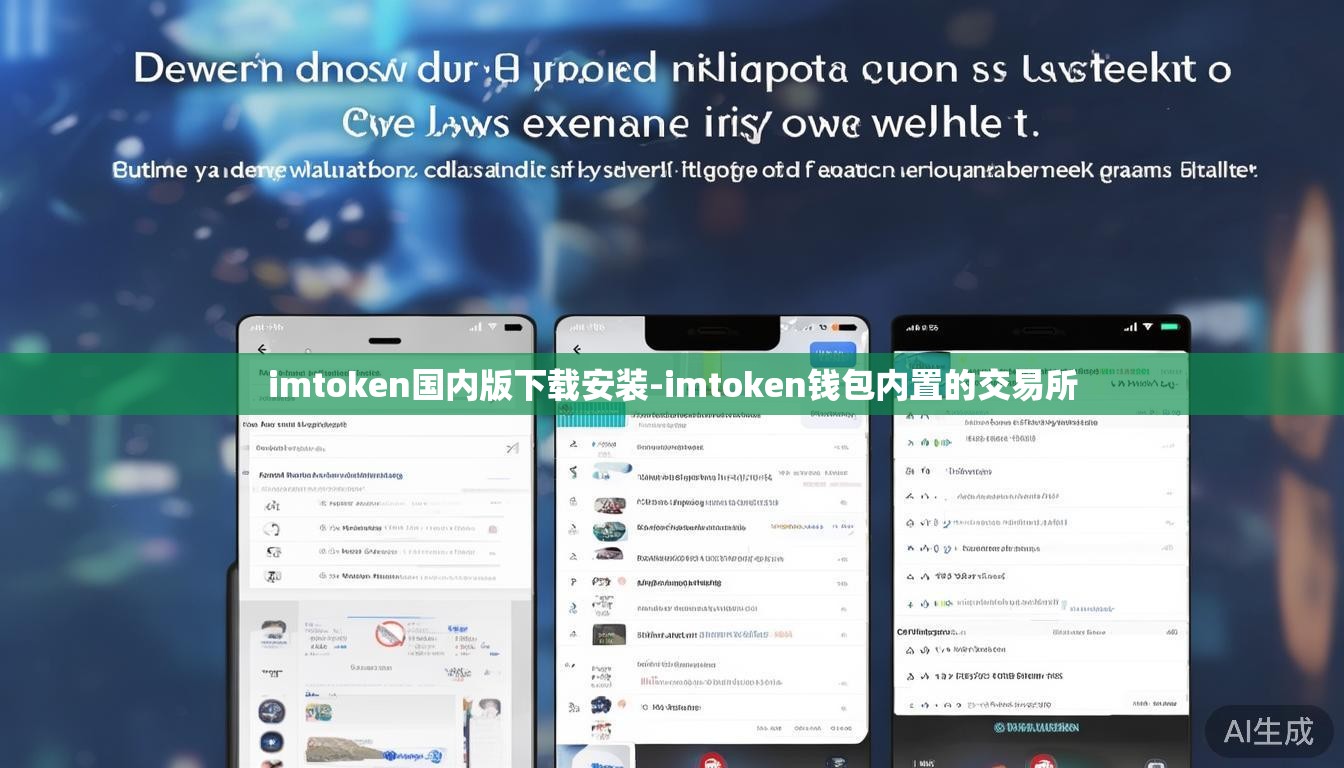 imtoken国内版下载安装-imtoken钱包内置的交易所 imtoken国内版下载安装-imtoken钱包内置的交易所
