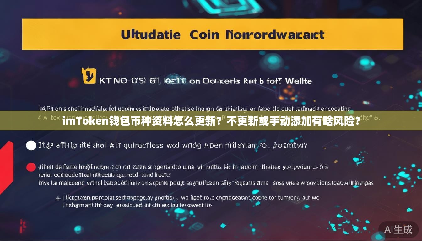 imToken钱包币种资料怎么更新?不更新或手动添加有啥风险? imToken钱包币种资料怎么更新?不更新或手动添加有啥风险?