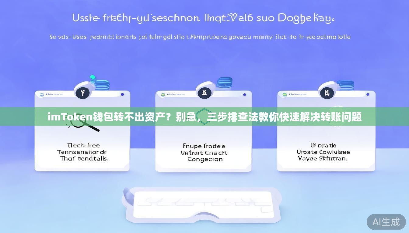 imToken钱包转不出资产?别急,三步排查法教你快速解决转账问题 imToken钱包转不出资产?别急,三步排查法教你快速解决转账问题