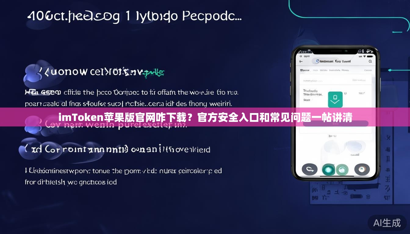 imToken苹果版官网咋下载?官方安全入口和常见问题一帖讲清 imToken苹果版官网咋下载?官方安全入口和常见问题一帖讲清