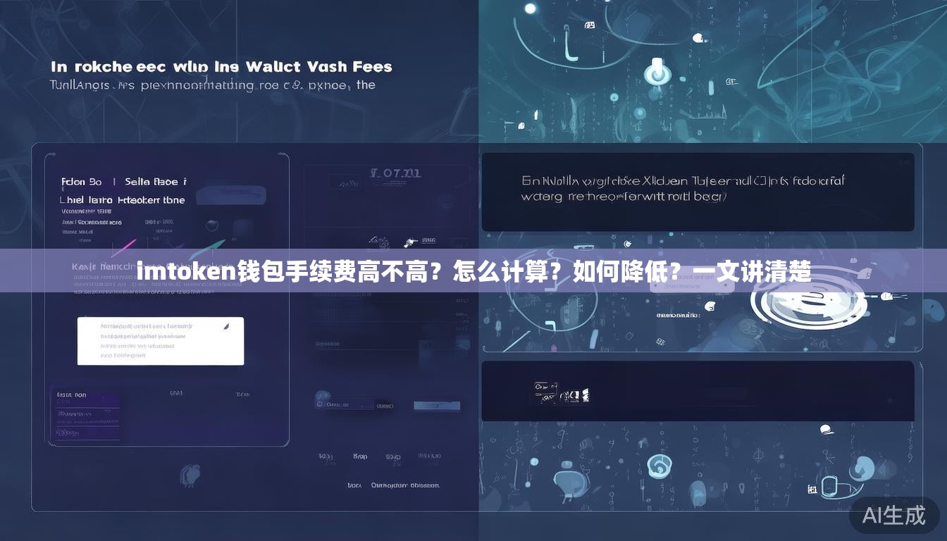 imtoken钱包手续费高不高?怎么计算?如何降低?一文讲清楚 imtoken钱包手续费高不高?怎么计算?如何降低?一文讲清楚