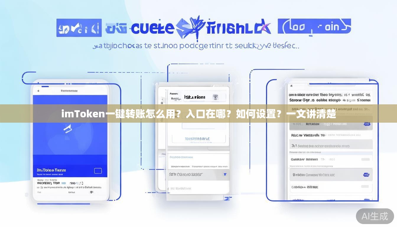 imToken一键转账怎么用？入口在哪？如何设置？一文讲清楚