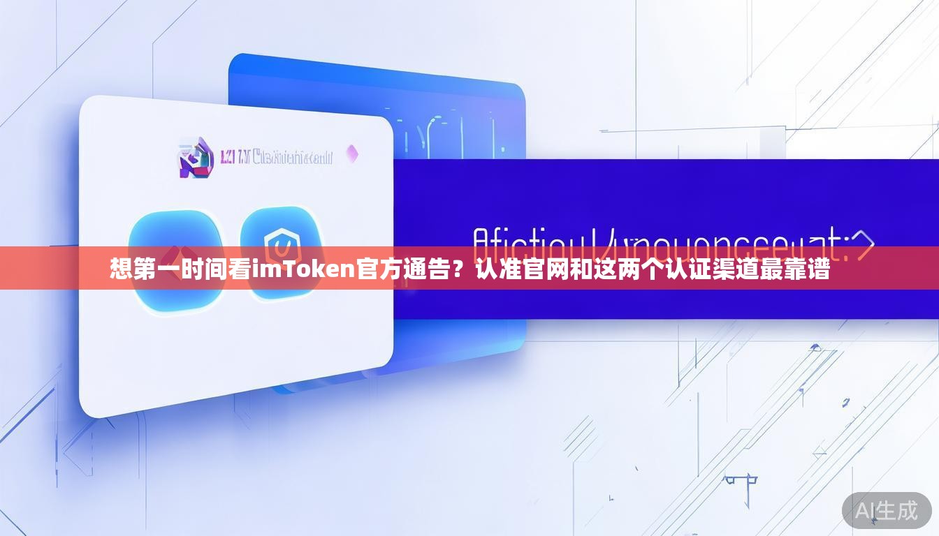 想第一时间看imToken官方通告？认准官网和这两个认证渠道最靠谱