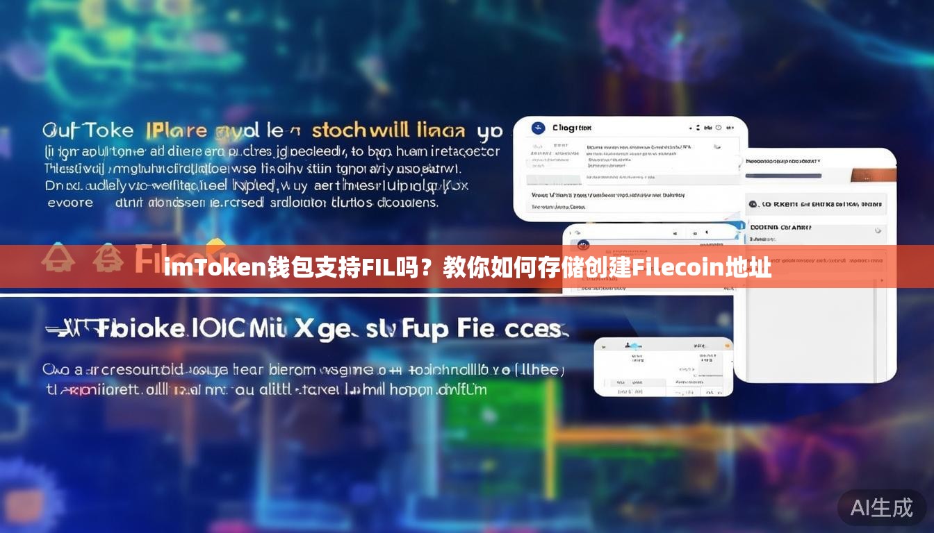imToken钱包支持FIL吗?教你如何存储创建Filecoin地址 imToken钱包支持FIL吗?教你如何存储创建Filecoin地址