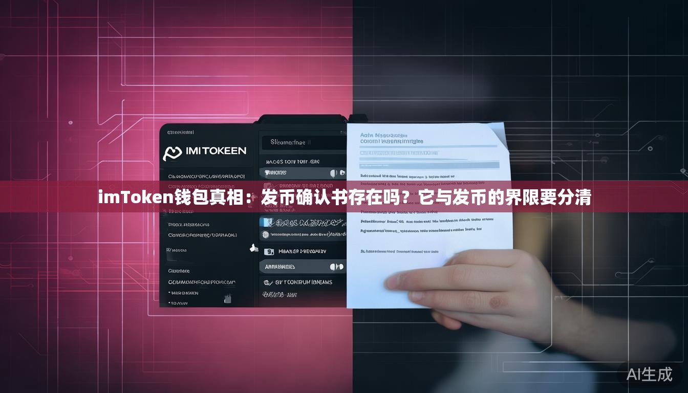 imToken钱包真相：发币确认书存在吗？它与发币的界限要分清