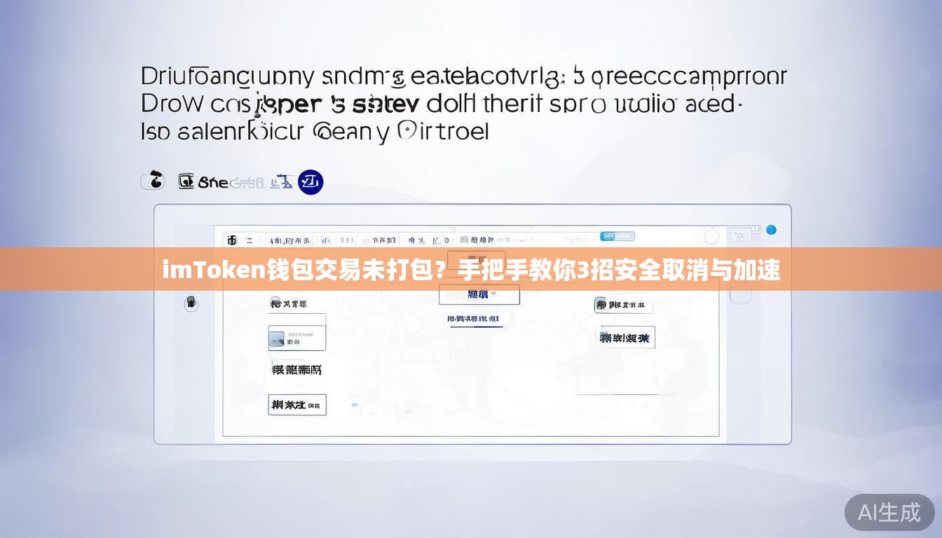 imToken钱包交易未打包？手把手教你3招安全取消与加速