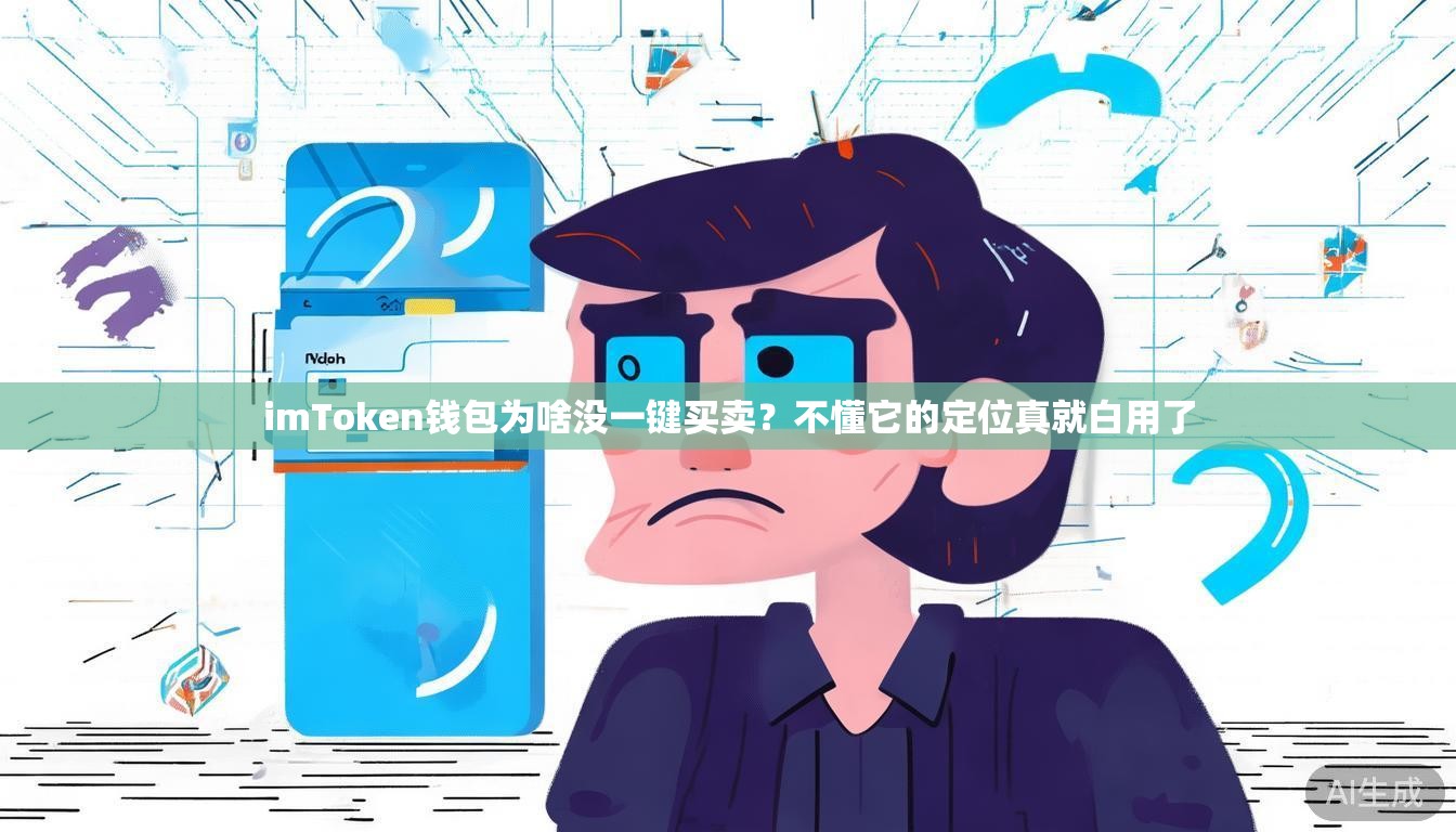 imToken钱包为啥没一键买卖？不懂它的定位真就白用了