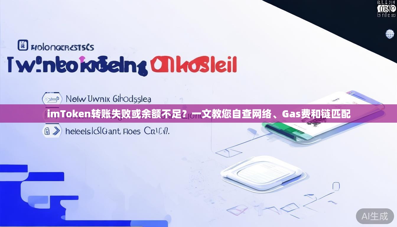 imToken转账失败或余额不足？一文教您自查网络、Gas费和链匹配