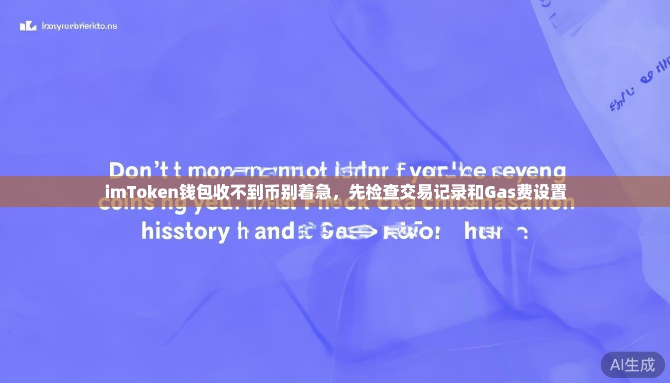 imToken钱包收不到币别着急，先检查交易记录和Gas费设置