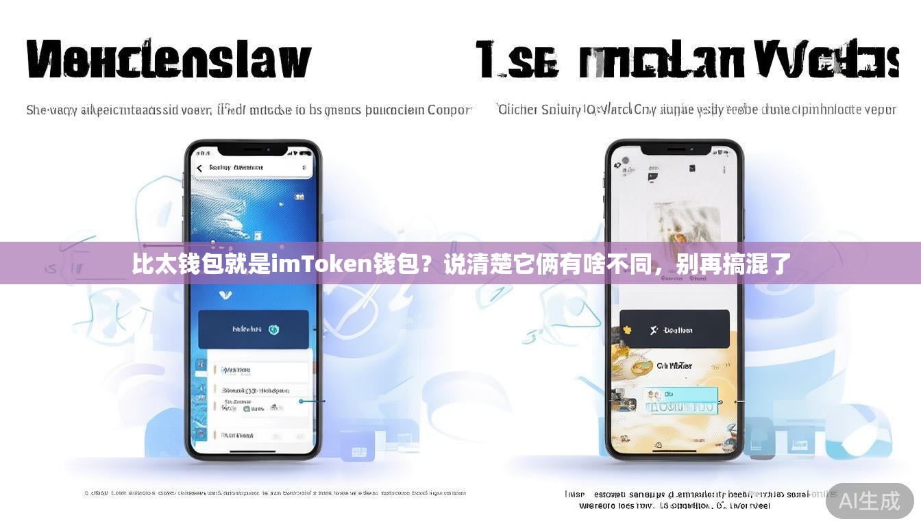 比太钱包就是imToken钱包？说清楚它俩有啥不同，别再搞混了