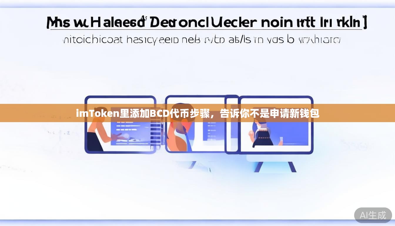 imToken里添加BCD代币步骤，告诉你不是申请新钱包