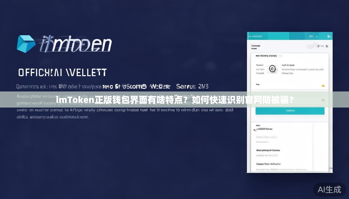 imToken正版钱包界面有啥特点？如何快速识别官网防被骗？