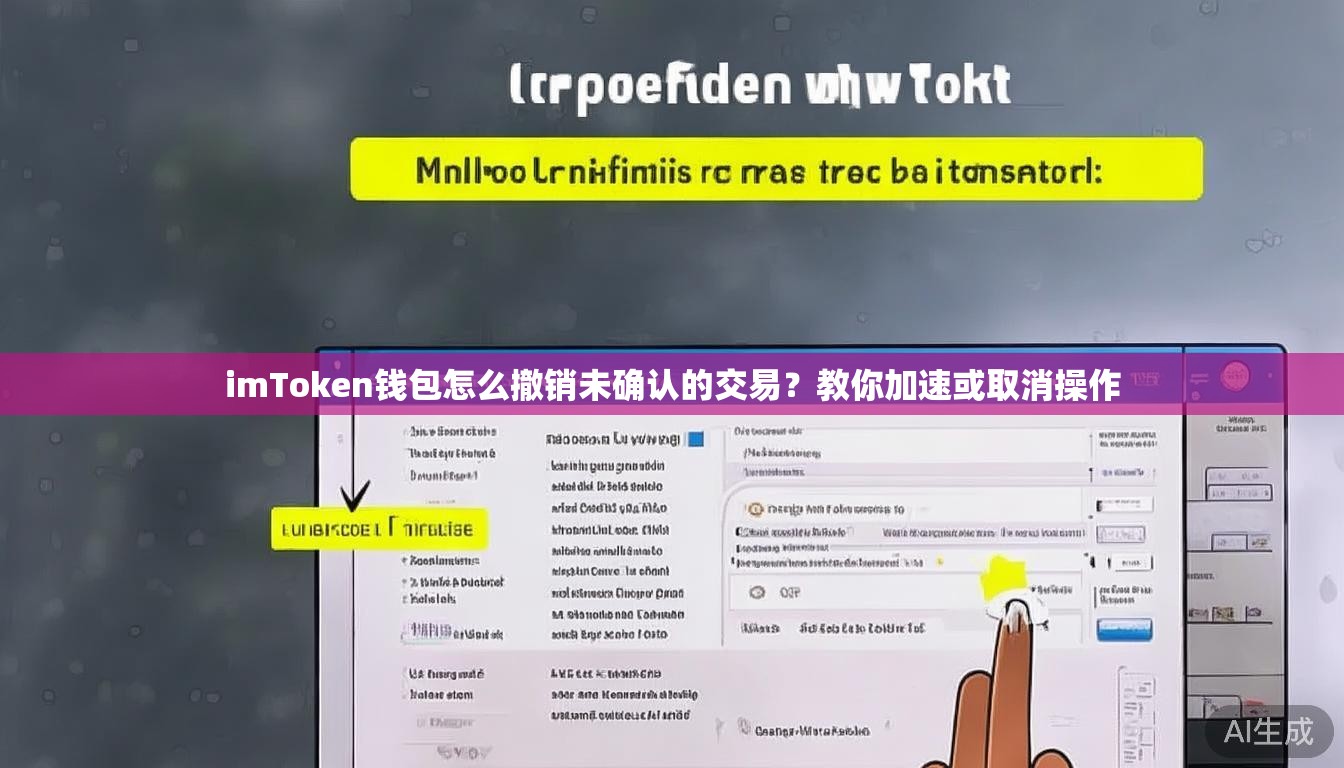 imToken钱包怎么撤销未确认的交易？教你加速或取消操作