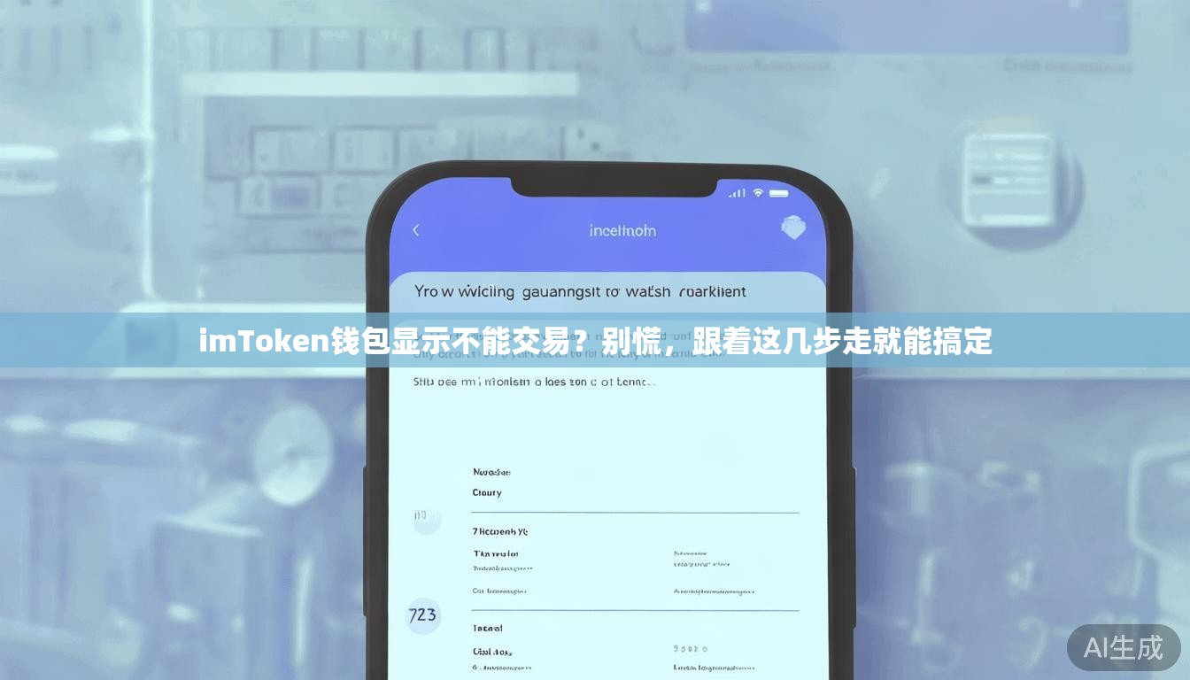 imToken钱包显示不能交易？别慌，跟着这几步走就能搞定