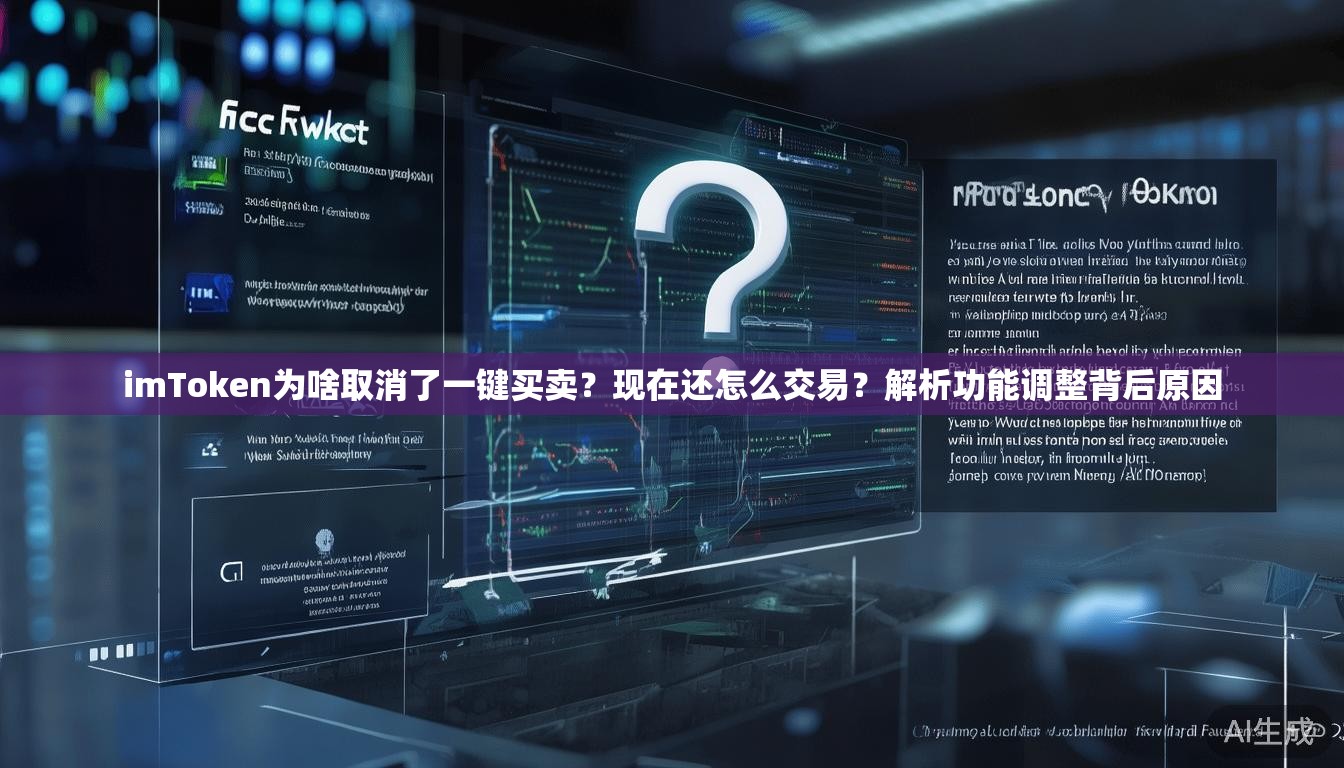 imToken为啥取消了一键买卖？现在还怎么交易？解析功能调整背后原因