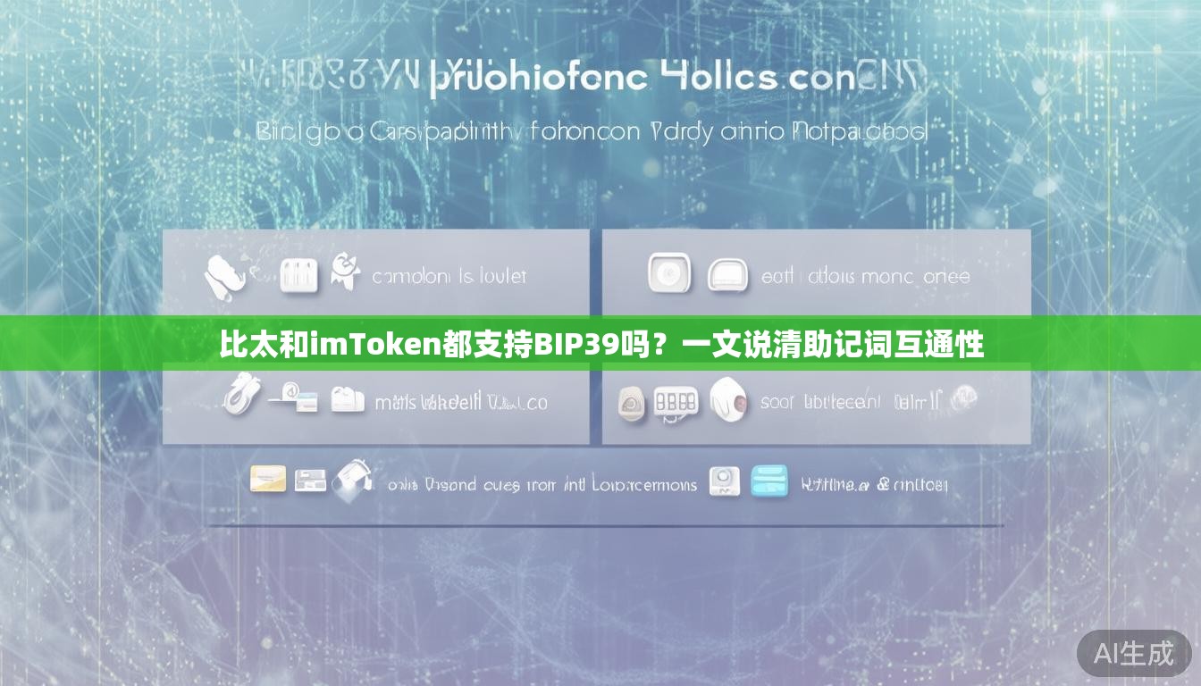 比太和imToken都支持BIP39吗？一文说清助记词互通性