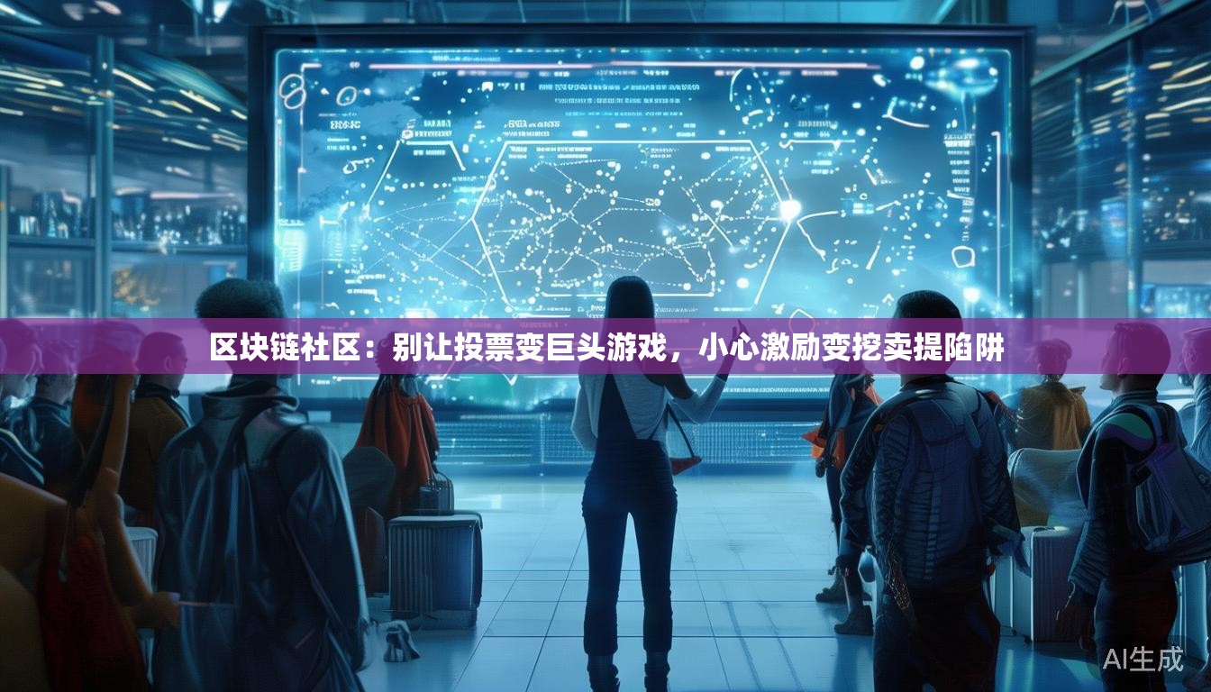 区块链社区:别让投票变巨头游戏,小心激励变挖卖提陷阱 区块链社区:别让投票变巨头游戏,小心激励变挖卖提陷阱