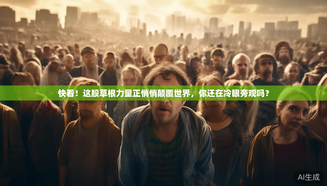 快看！这股草根力量正悄悄颠覆世界，你还在冷眼旁观吗？