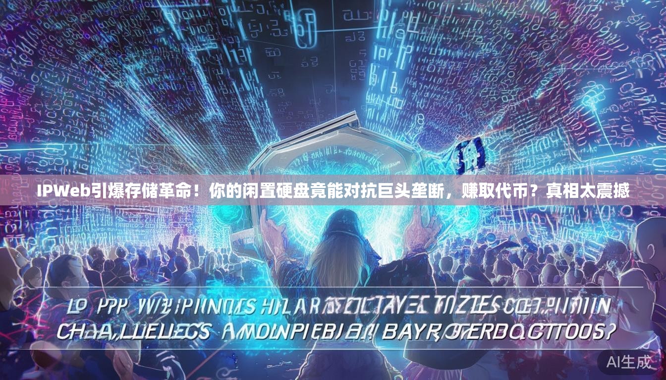 IPWeb引爆存储革命!你的闲置硬盘竟能对抗巨头垄断,赚取代币?真相太震撼 IPWeb引爆存储革命!你的闲置硬盘竟能对抗巨头垄断,赚取代币?真相太震撼