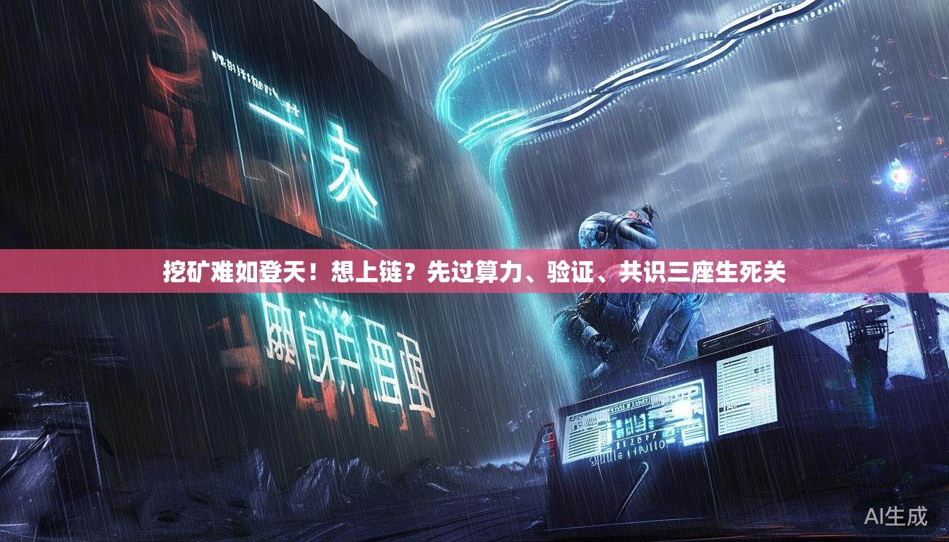 挖矿难如登天!想上链?先过算力、验证、共识三座生死关 挖矿难如登天!想上链?先过算力、验证、共识三座生死关