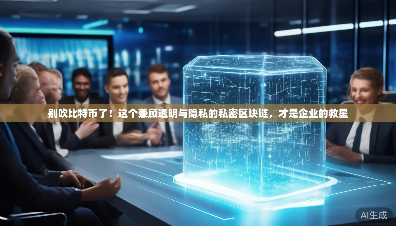 别吹比特币了！这个兼顾透明与隐私的私密区块链，才是企业的救星